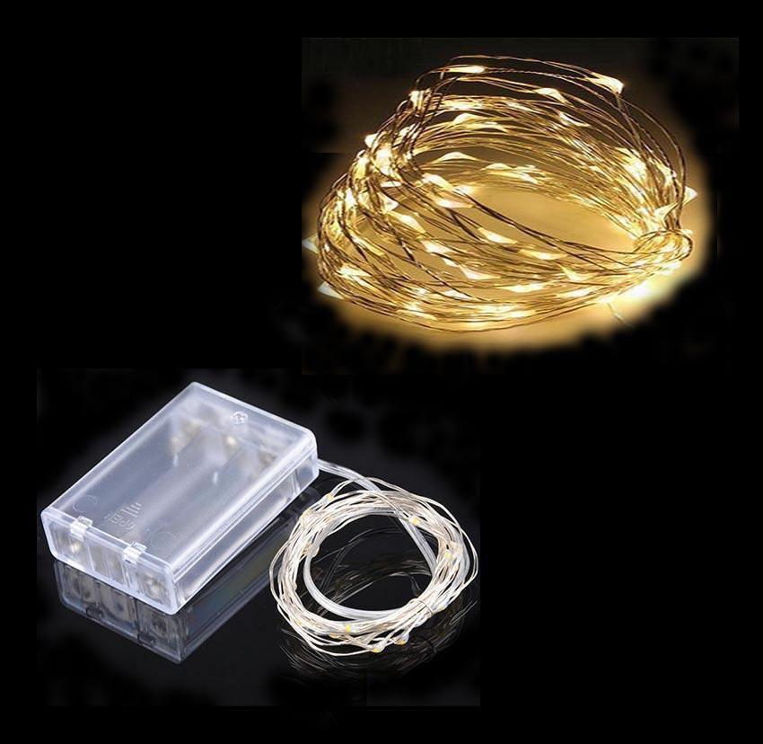 LED Christmas Fairy Light String Battery Operated 3M Natural 8083 (Large Letter Rate)