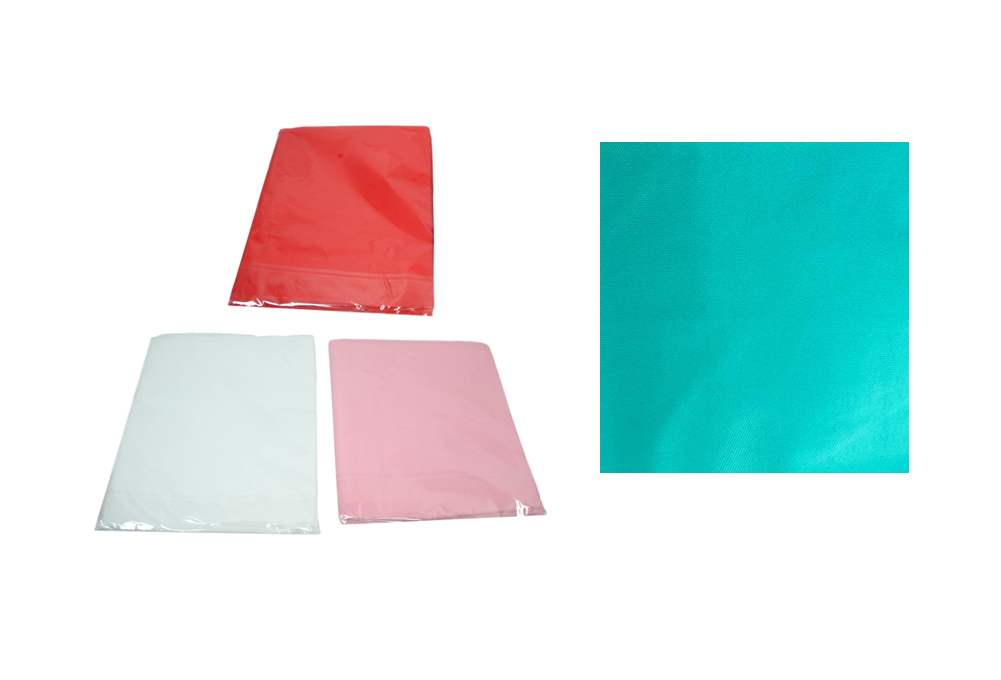 Reusable Plastic Solid Colour See Through Party Table Cloth 137 x 274cm Assorted Colours 8006 (Large Letter Rate)