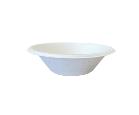 Disposable Compostable Eco-Bio Bagasse Sugarcane Bowls 8oz Pack of 50 EC1987 (Parcel Rate)