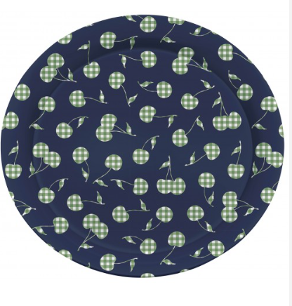 Melamine Round Serving Tray Size 2 Assorted Designs ALB1830 (Parcel Rate)