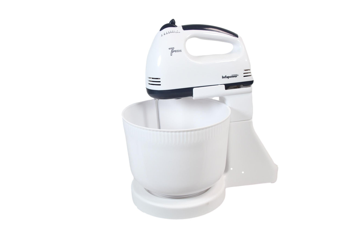 The Perfect Kitchen Companion Hand Mixer With Bowl And Stand 2.0L Bowl With An Efficient Cooling System 19x25cm X102 (Parcel Rate)