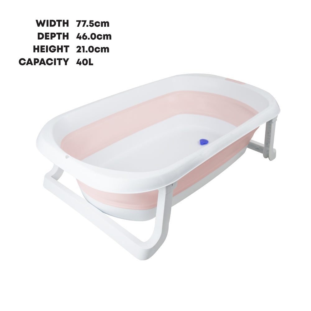 Durane Collapsible Baby Bath Tub 40L Pink 10412 (Big Parcel Rate)