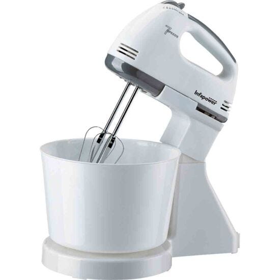The Perfect Kitchen Companion Hand Mixer With Bowl And Stand 2.0L Bowl With An Efficient Cooling System 19x25cm X102 (Parcel Rate)