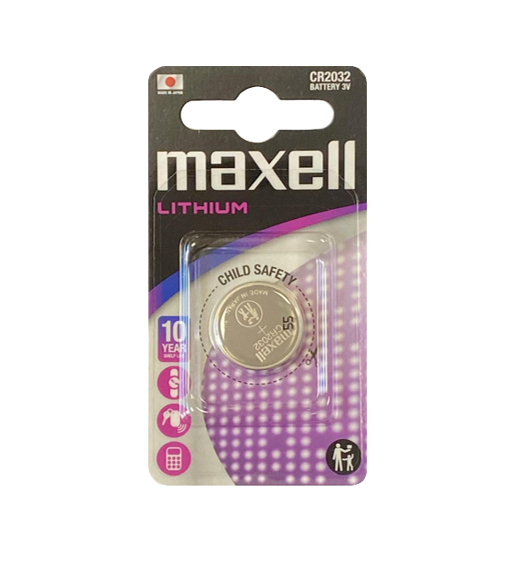 Maxell Lithium 3V Cell Coin Battery CR2032 MAXCR2032 (Large Letter Rate)